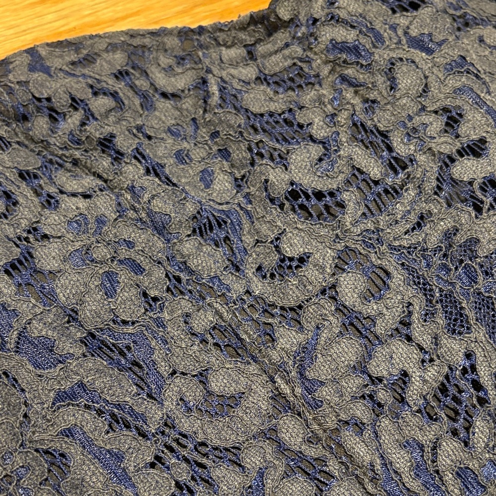 GUESS Dark Blue and Black Lace set bustier and short - Picture 10 of 16